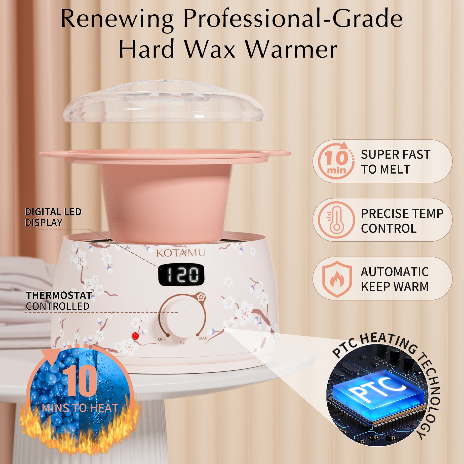 Wax Heater Leg Wax Melter All In One Pro Oil Wax Warmer – Ozomax