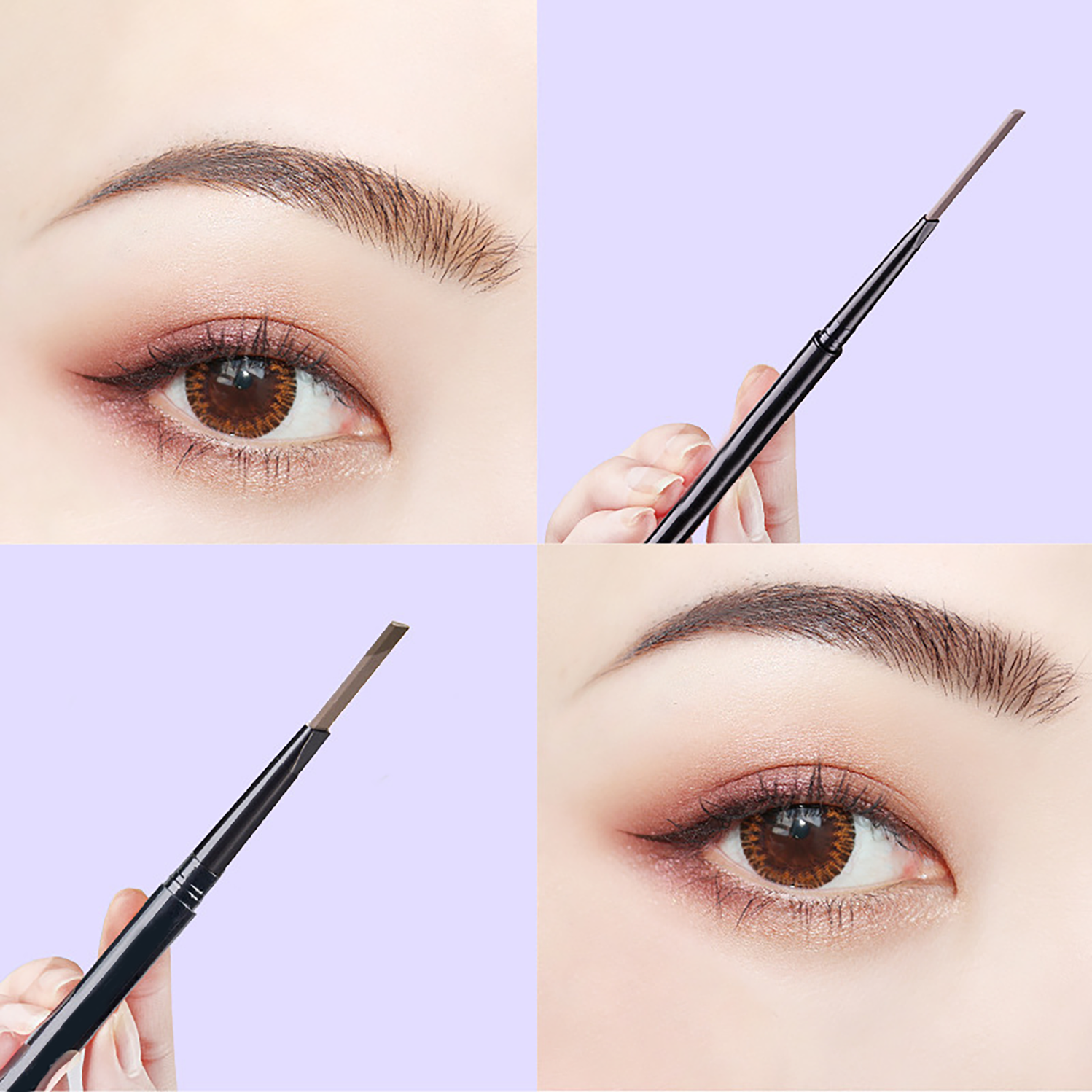 ILANSLEY Natural Brow Pencil, Ultra-Fine Eyebrow Definer with Castor Oil