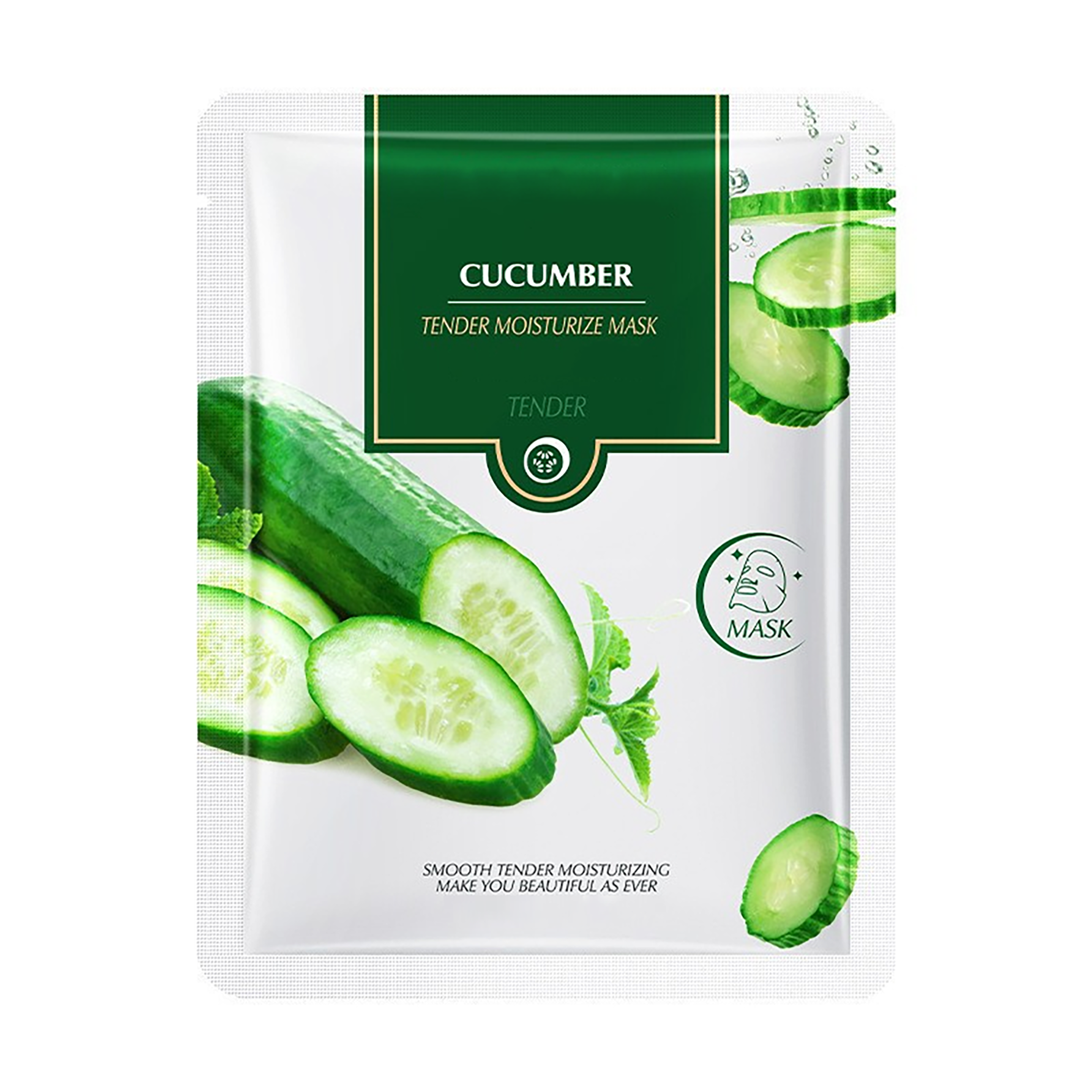 ILANSLEY Hydrating Beauty Mask, Soothing Sheet Mask with Aloe & Cucumber Extract