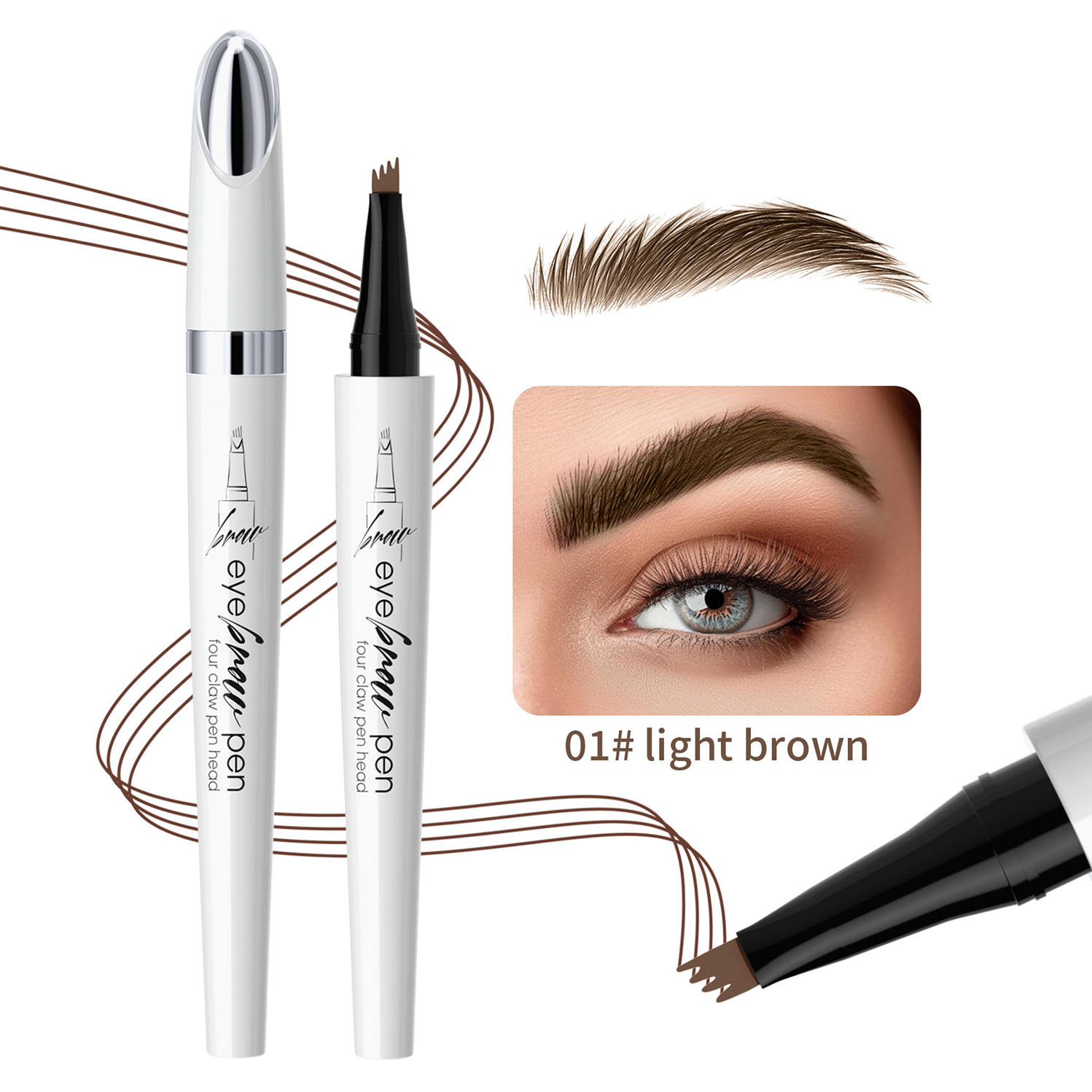 POT WARMER Microblade Effect Brow Pencil - Ultra-Fine Hair Strokes