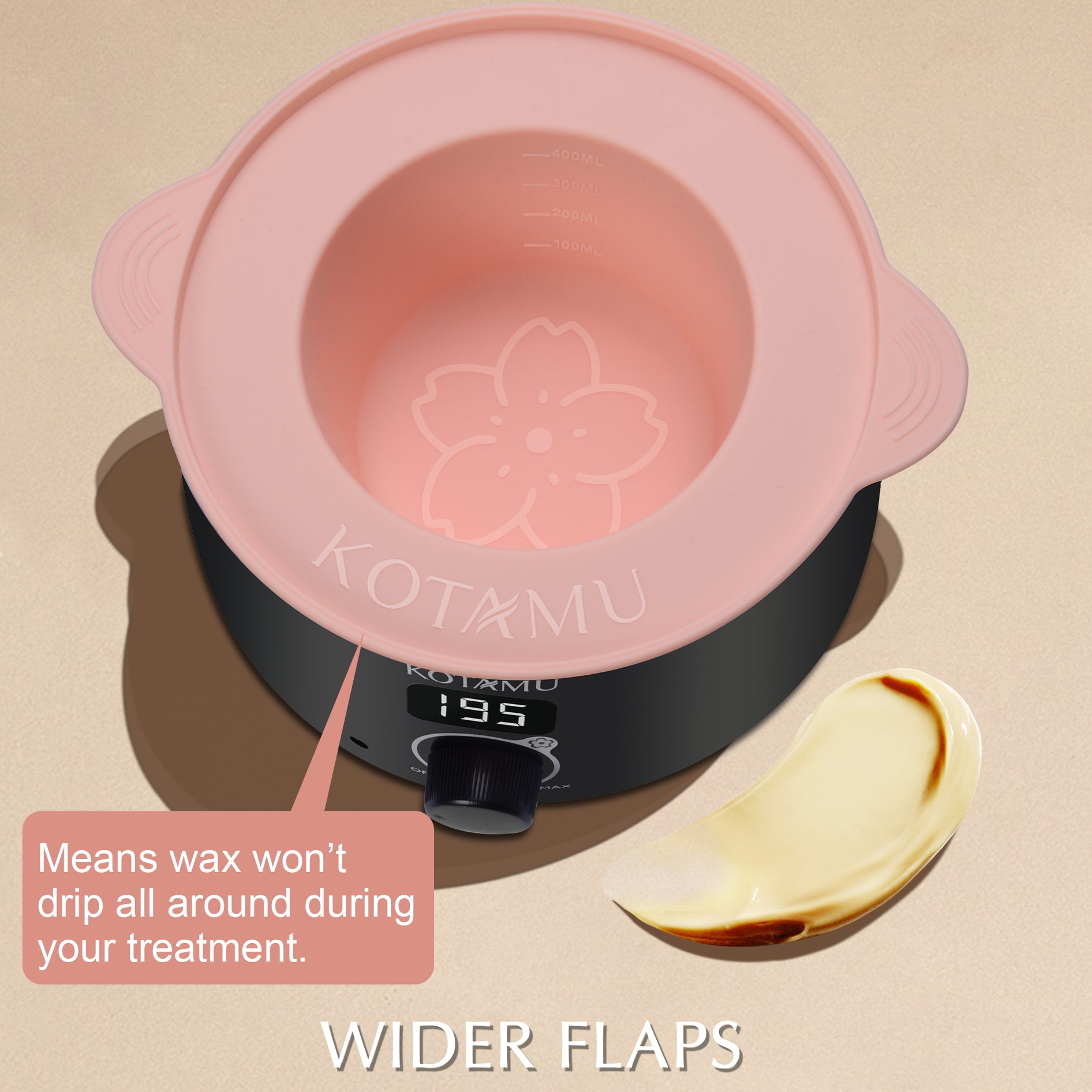 KOTAMU Digital Wax Warmer Kit for Hair Removal At Home for Women ...