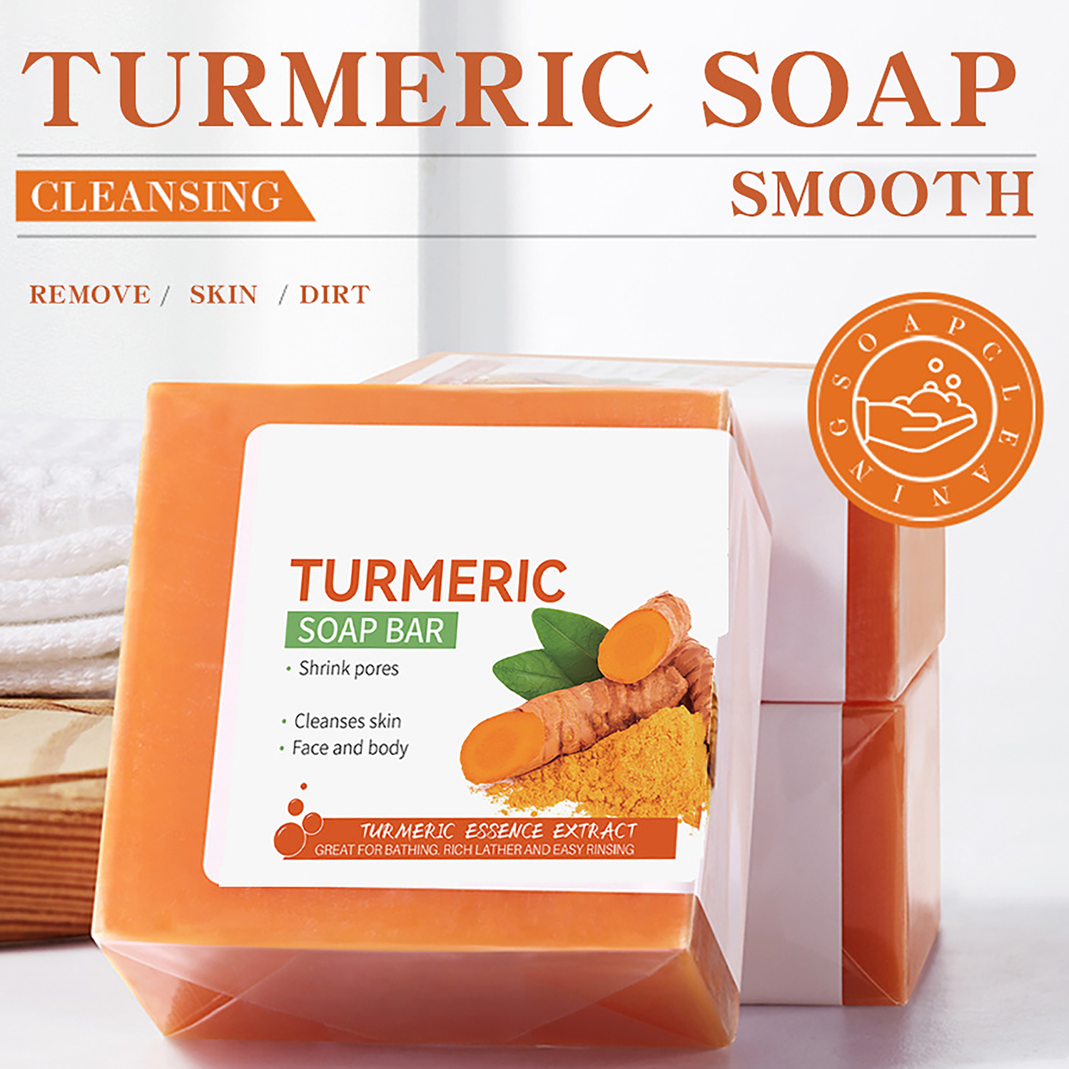 COSMELLA SilkTouch Beauty Soap, Nourishing Cleansing Bar with Olive Oil & Honey