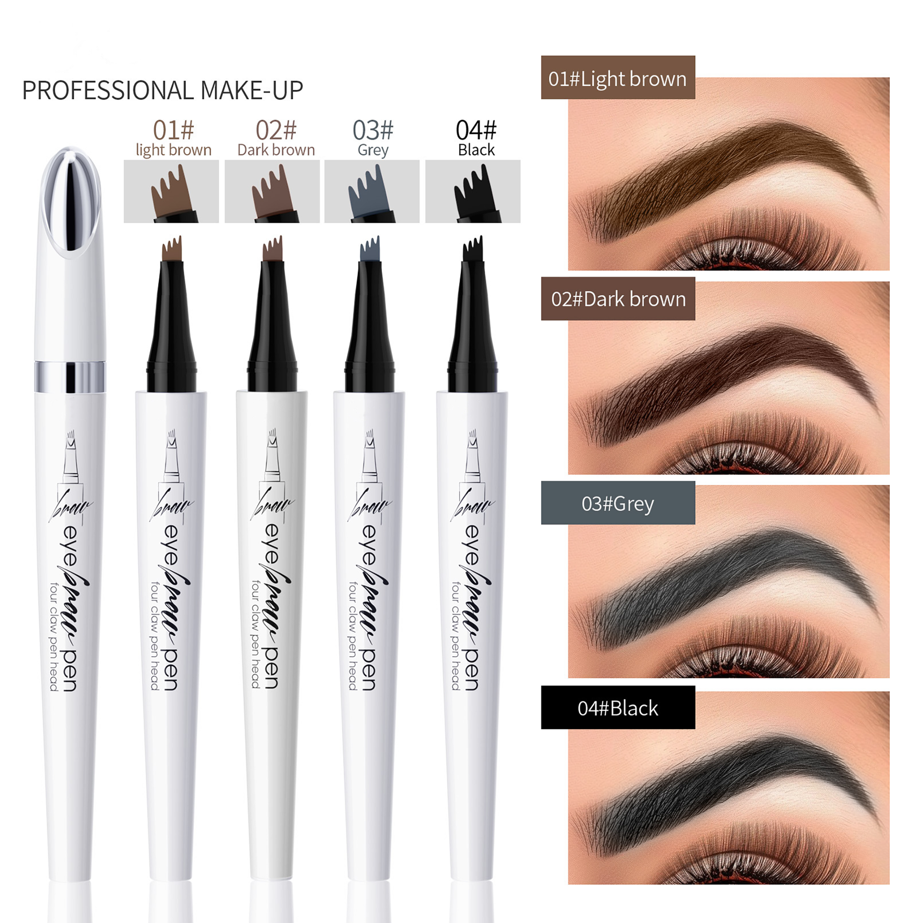 POT WARMER Microblade Effect Brow Pencil - Ultra-Fine Hair Strokes