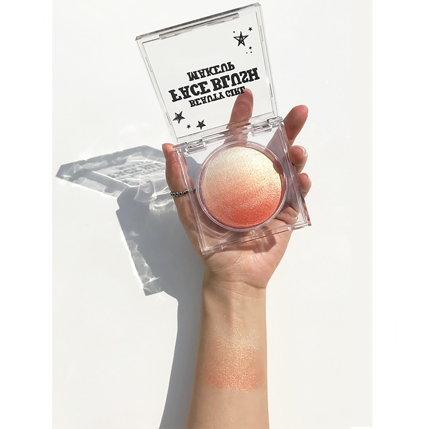 ILANSLEY Cheek Color Blush, Buildable Powder Blush for Natural Flush