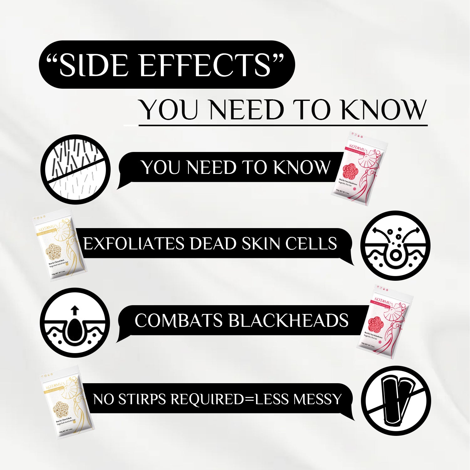 KOTAMU Wax Kit Pink Digital Hair Removal Waxing Kit for Face, Eyebrow, Body, Brazilian, Bikini, Sensitive Skin Wax Machine for Home Salon