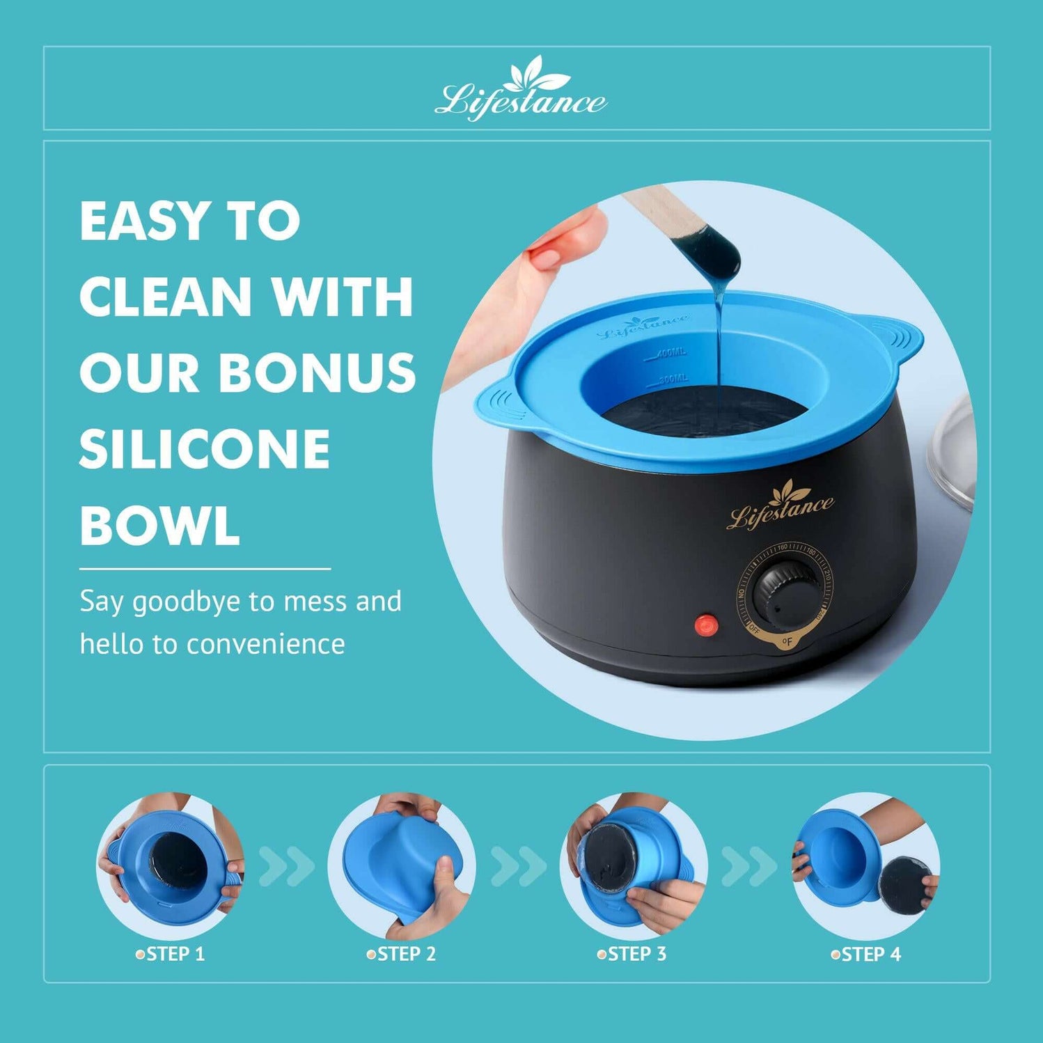 Lifestance Starter Waxing Kit - Silicone Pot Use