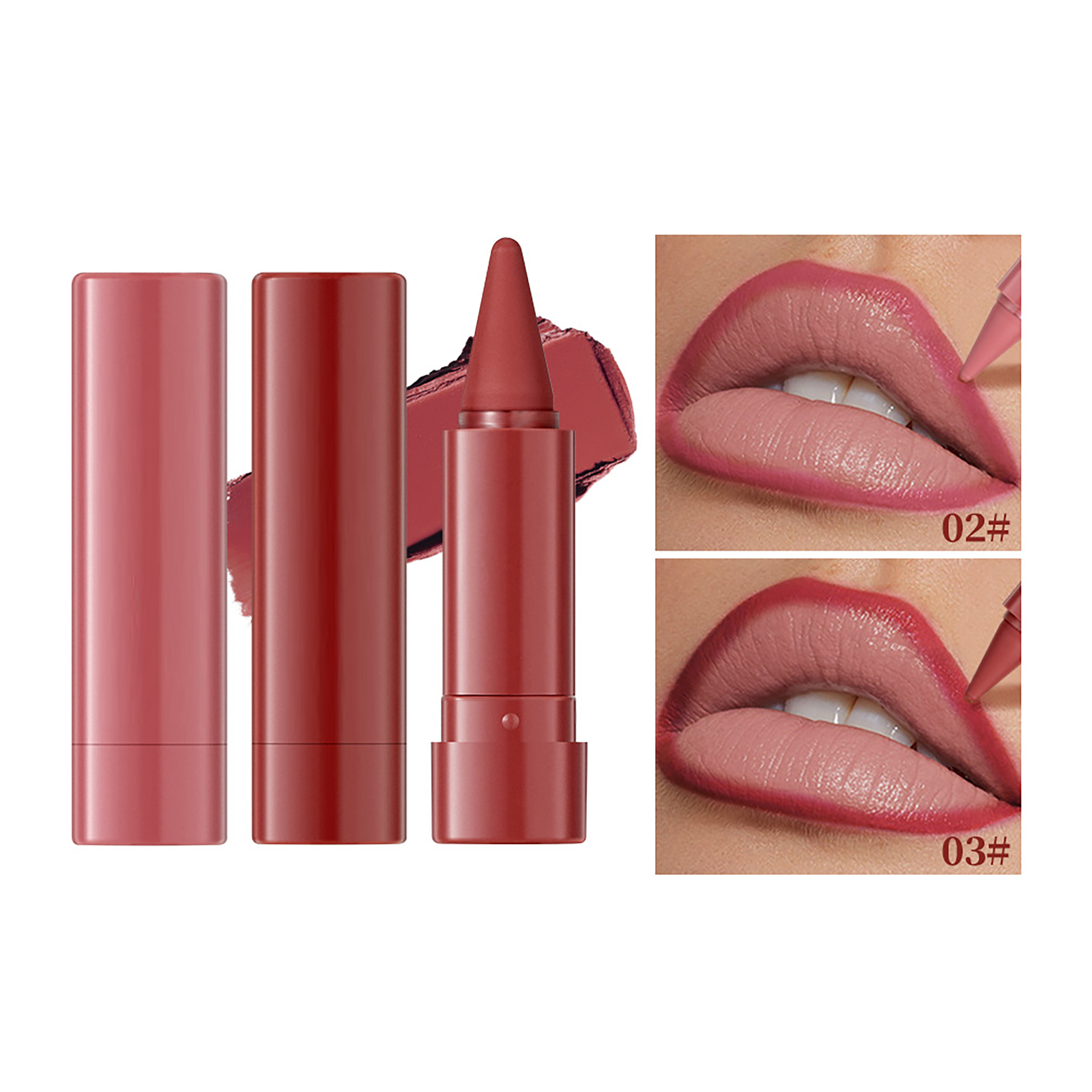 POT WARMER Luxe Matte Lipstick - Long-Lasting Creamy Color with Vitamin E