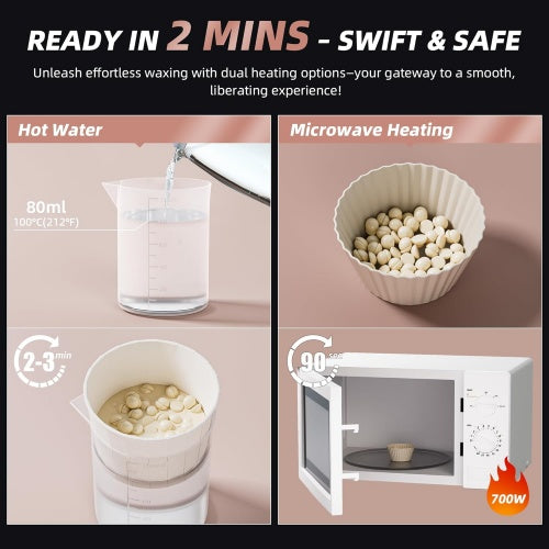 KOTAMU Nose Wax Kit for Sensitive Delicate Skin Ear Hair Removal, at Home Nostril Waxing Kit