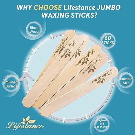 Premium Disposable Wax Sticks by Lifestance - Hair Removal Solution