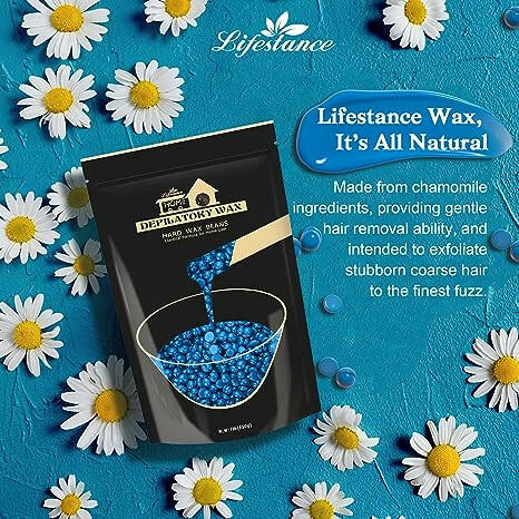 Premium Blue Wax Refill by Lifestance - Salon-grade Hair Removal Solution
