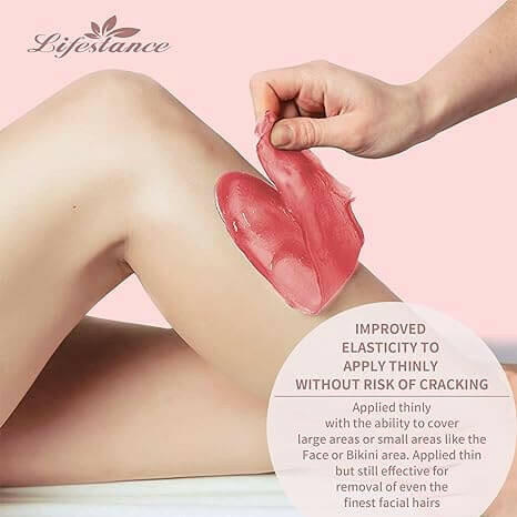 Large Pink Rose Wax Refill for Extended Waxing Sessions - Lifestance