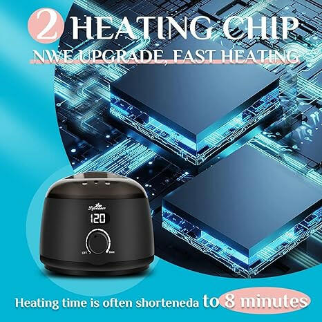 Lifestance Professional L2 Digital Hair Removal Wax Warmer 500ml - Waxing Kit Accessory